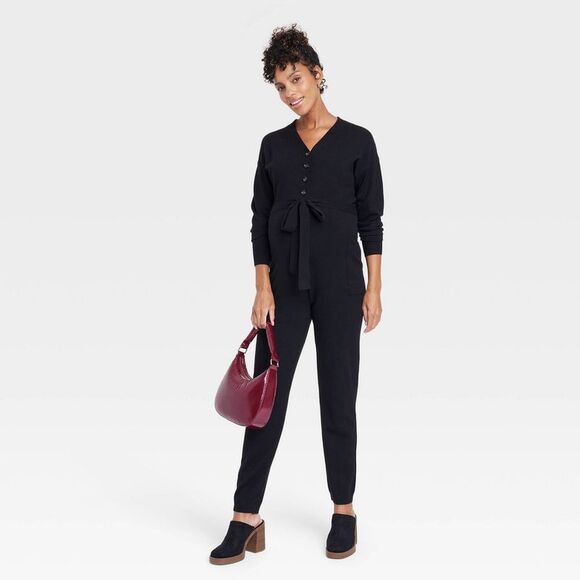 Isabel Maternity by Ingrid & Isabel Long Sleeves N Black - Picture 3 of 4